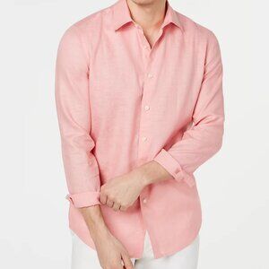TASSO ELBA ISLAND Linen Blend L/S Button Down